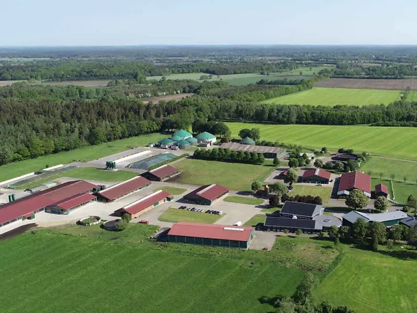 Ilmakuva Gut Hülsenbergin tilasta Ilmakuva Gut Hülsenbergin tilasta